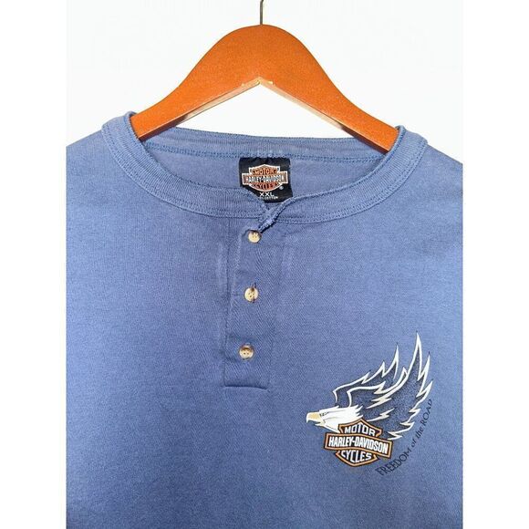 Harley-Davidson Barnett El Paso, TX Rules The Road Long Sleeve Shirt Size 2XL - Picture 5 of 12